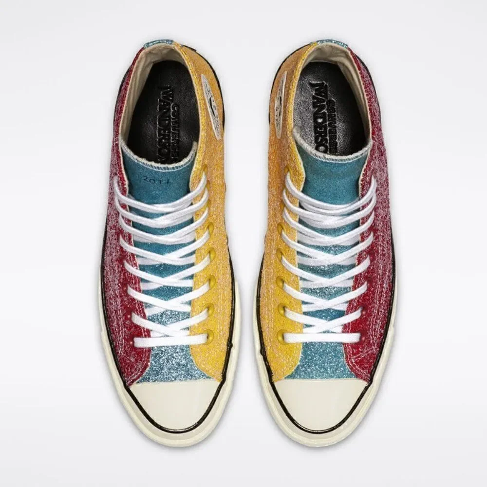 NEW Converse Chuck Taylor All Star 70 Hi X JW Anderson Glitter Pack 10.5 US 44.5